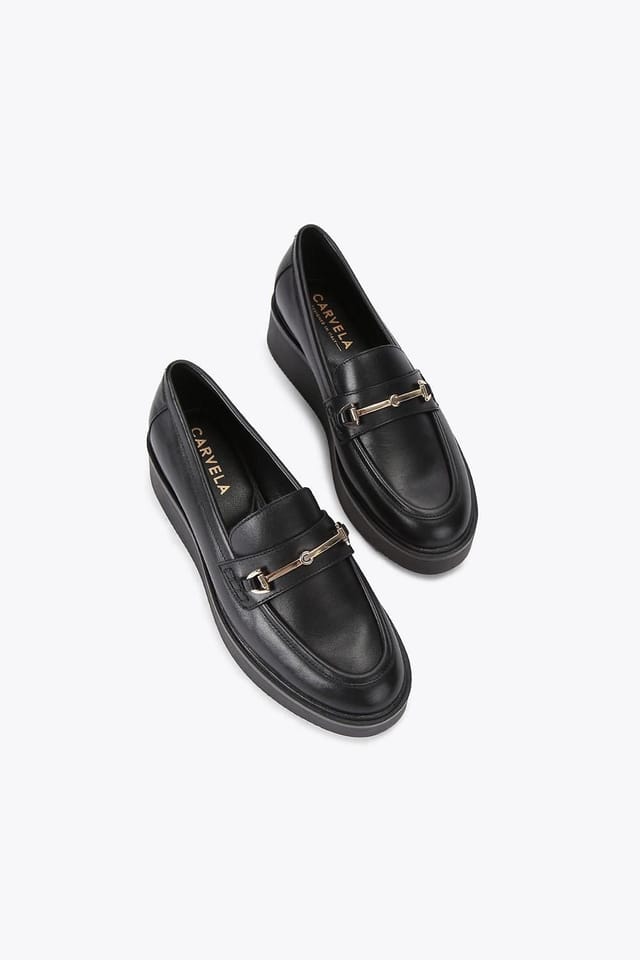 Carvela Carvela Women's 'Vista Loafer' Leather Flats in Black - 2