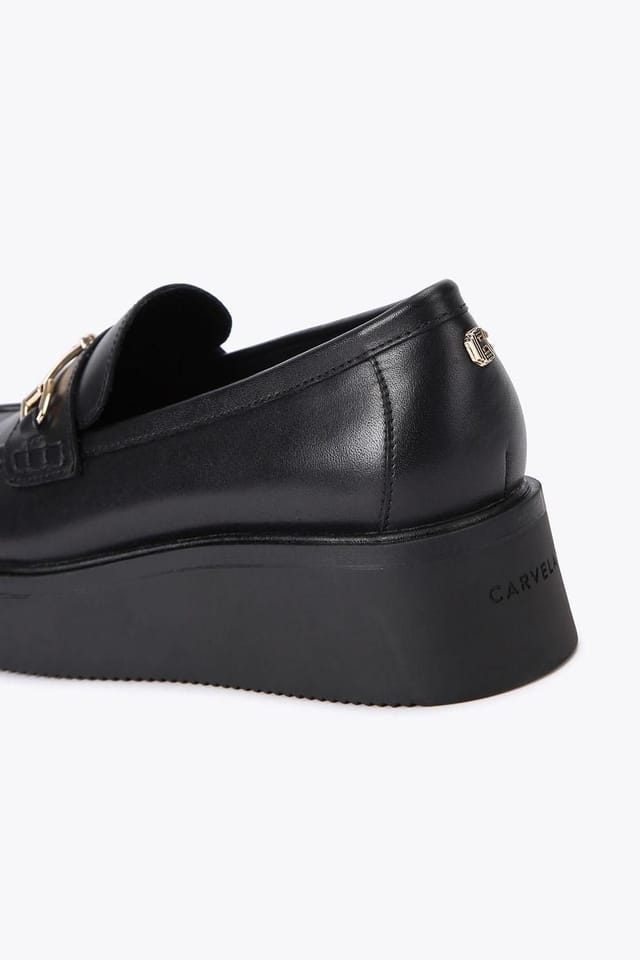 Carvela Carvela Women's 'Vista Loafer' Leather Flats in Black - 3