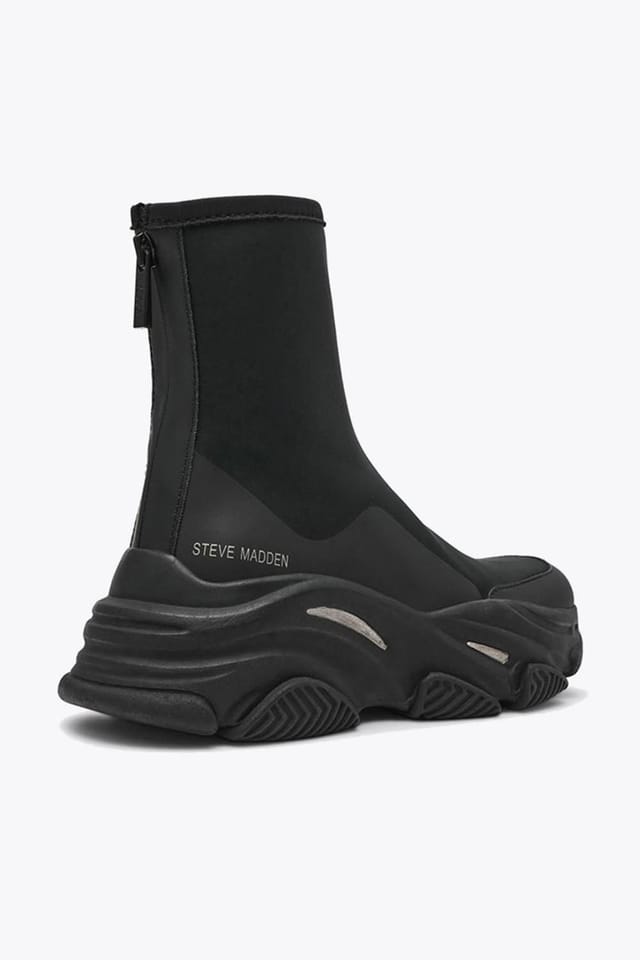 Steve Madden STEVE MADDEN Women's 'Vrooms Trainer Black' Trainers in Black - 3