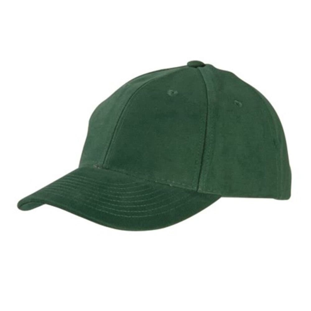 Myrtle Beach Myrtle Beach Men's Raver 6 Panel Laminated Baseball Cap in Dark Green