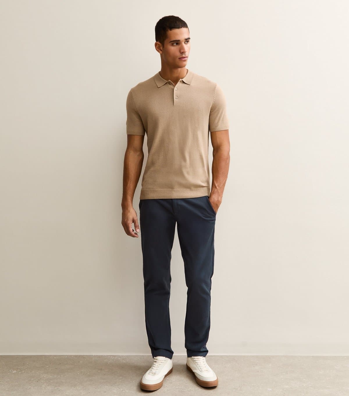 New Look New Look Men's Navy Slim Chino Trousers
