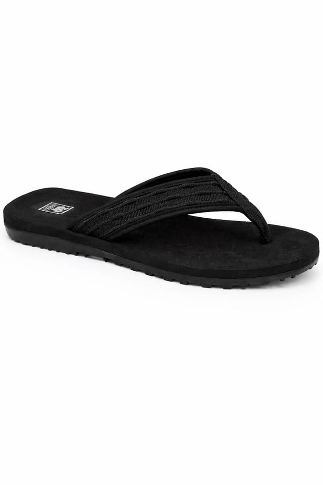 Down To Earth Down To Earth Men's Outdoor Flip-Flop Sandals in Black - 3