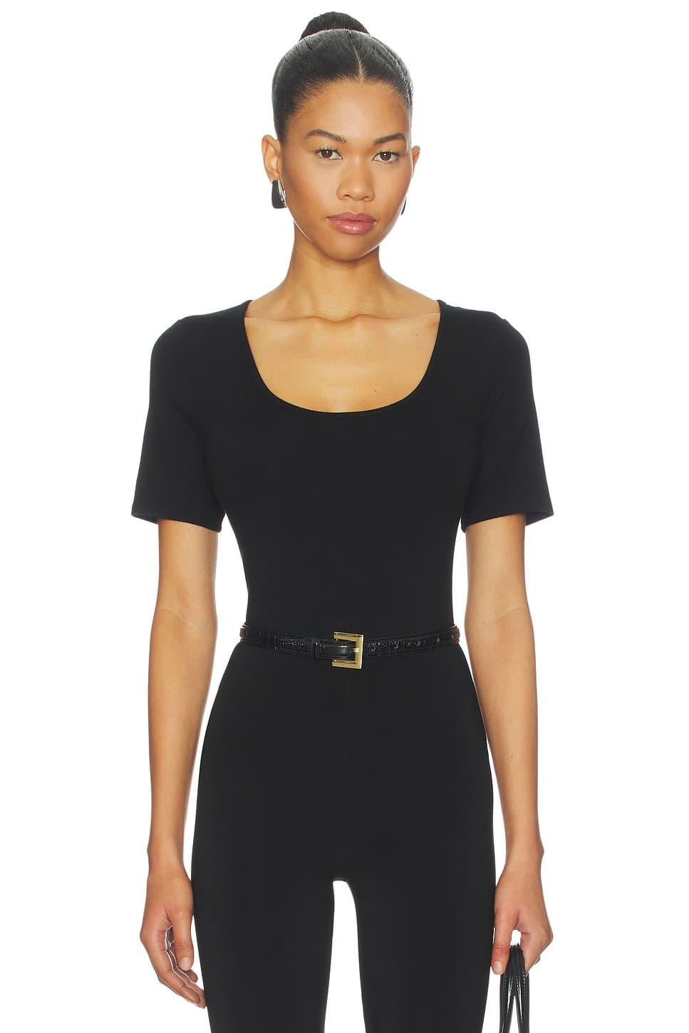 revolve Revolve U-neck Bodysuit in Black