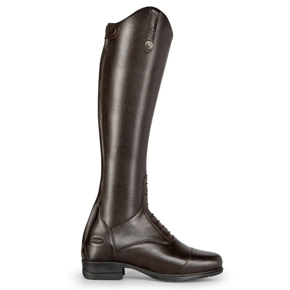 Moretta Moretta Women's Gianna Leather Long Riding Boots in Brown - 1