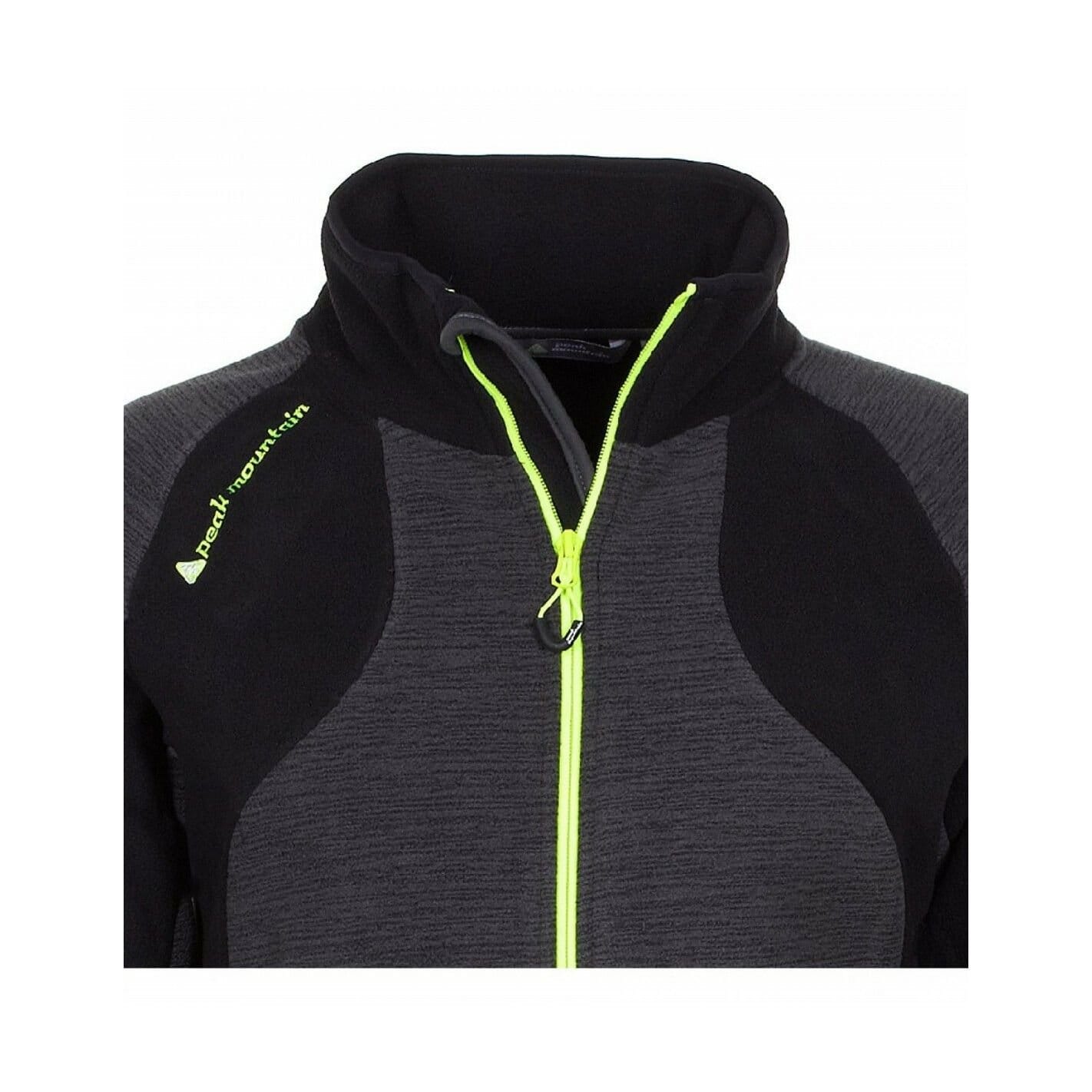 Peak Mountain Peak Mountain Men's Fleece Jacket Cecut in Black - 4