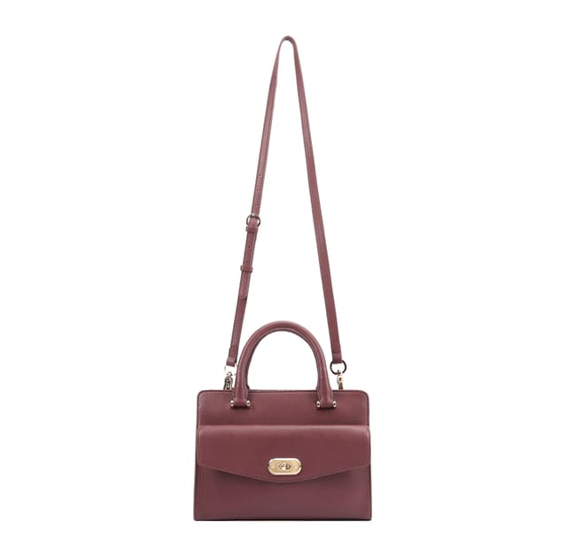 Paul Costelloe Paul Costelloe Women's Eliza Leather Cross Body Bag in Purple - 2