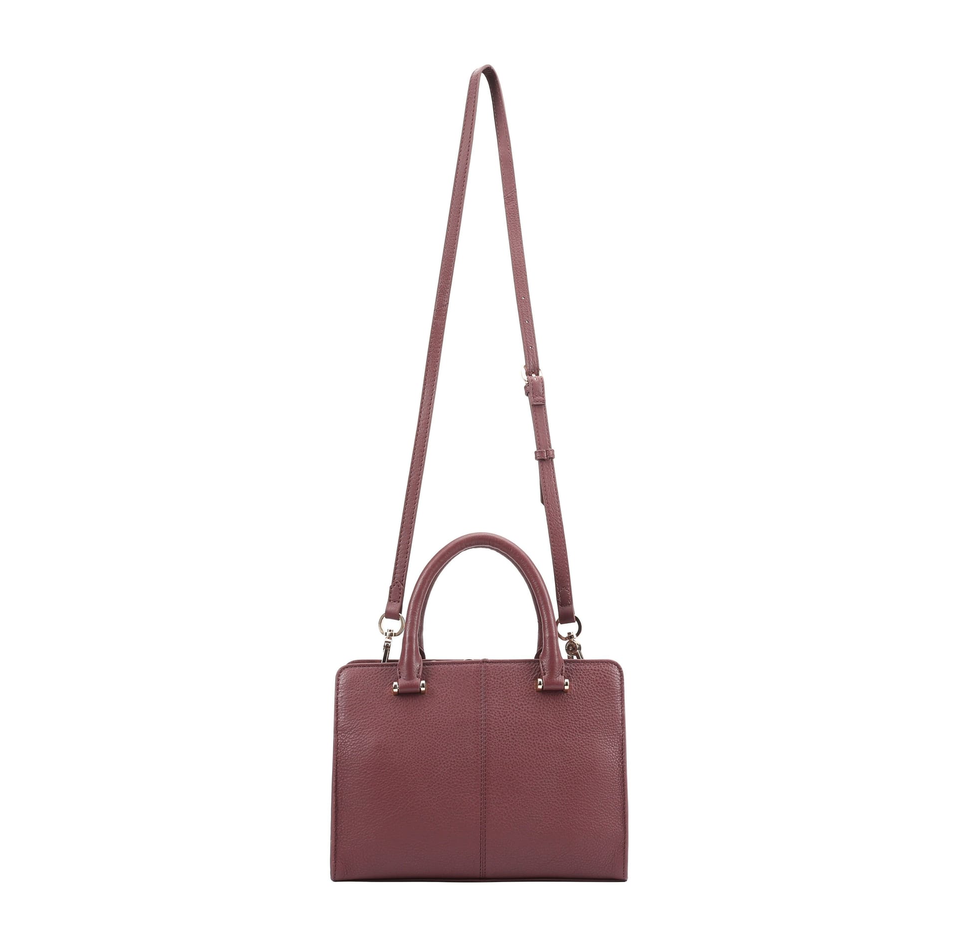Paul Costelloe Paul Costelloe Women's Eliza Leather Cross Body Bag in Purple - 4