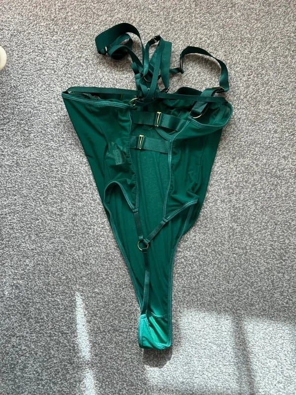 ASOS Green thonged bodysuit