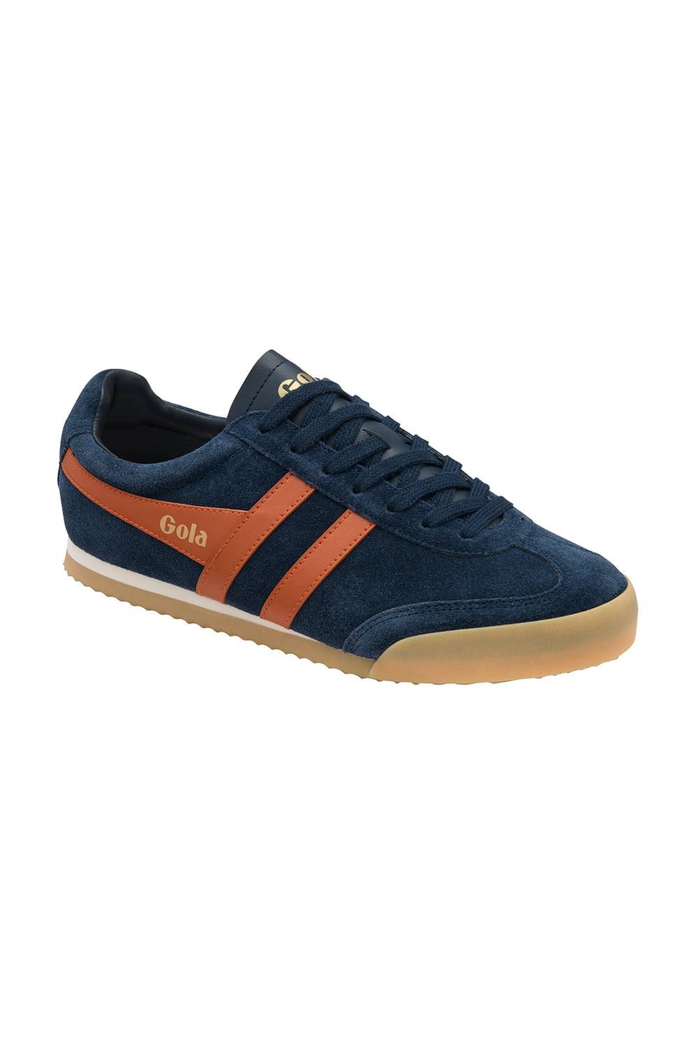 Gola Classics Gola Classics Men's 'Apollo' Suede Lace-Up Trainers in Mid Navy - 3