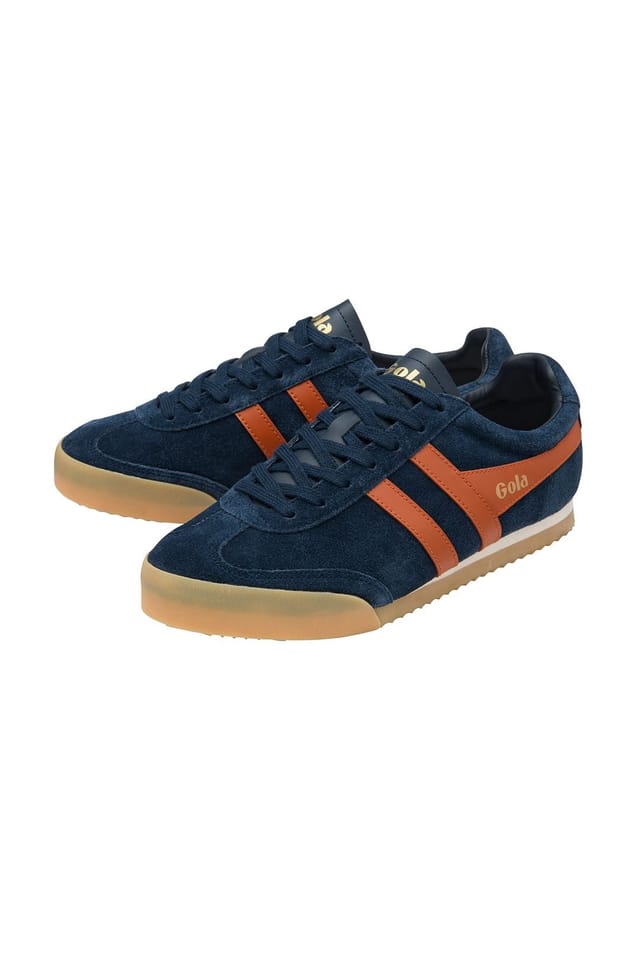 Gola Classics Gola Classics Men's 'Apollo' Suede Lace-Up Trainers in Mid Navy - 3