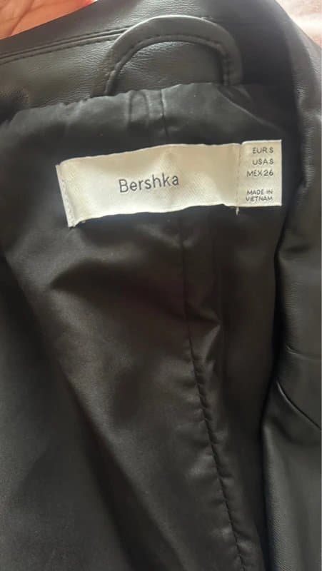 Bershka Bershka leather blazer