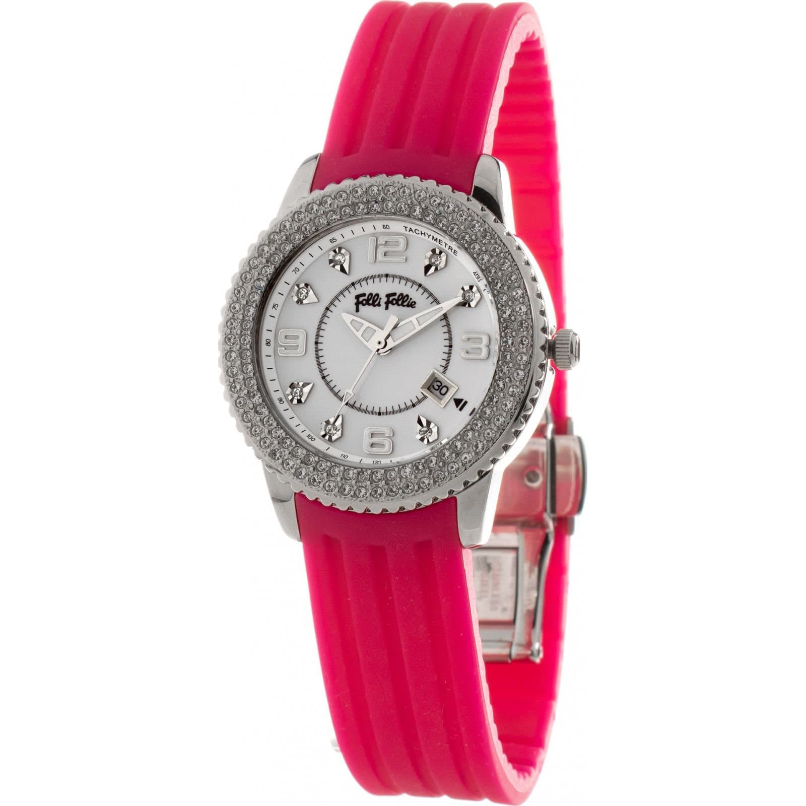 Folli Follie Folli Follie Women's WF5T003ZT 30mm Quartz Watch in Pink