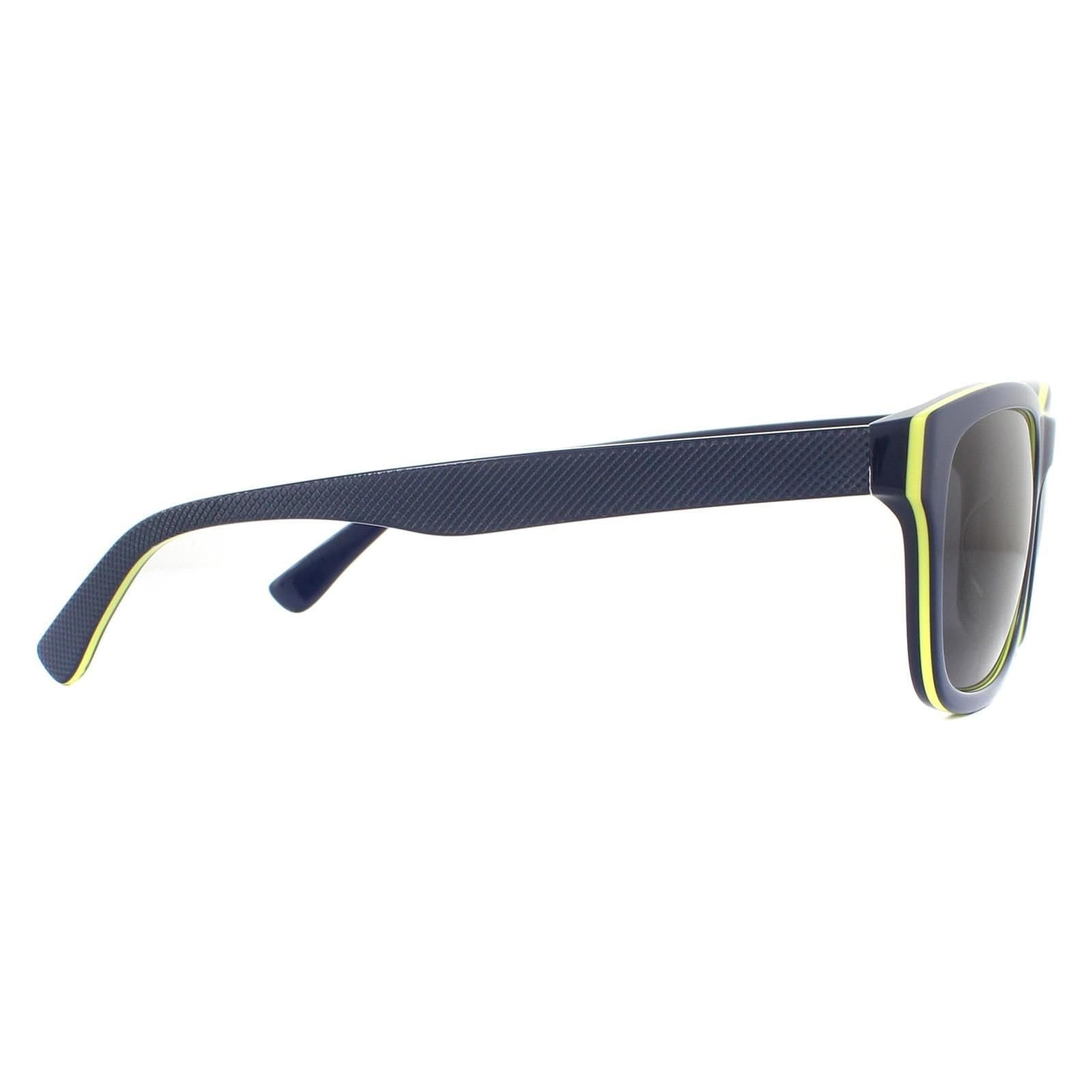Lacoste Lacoste Men's Rectangle Blue Grey Sunglasses - 4
