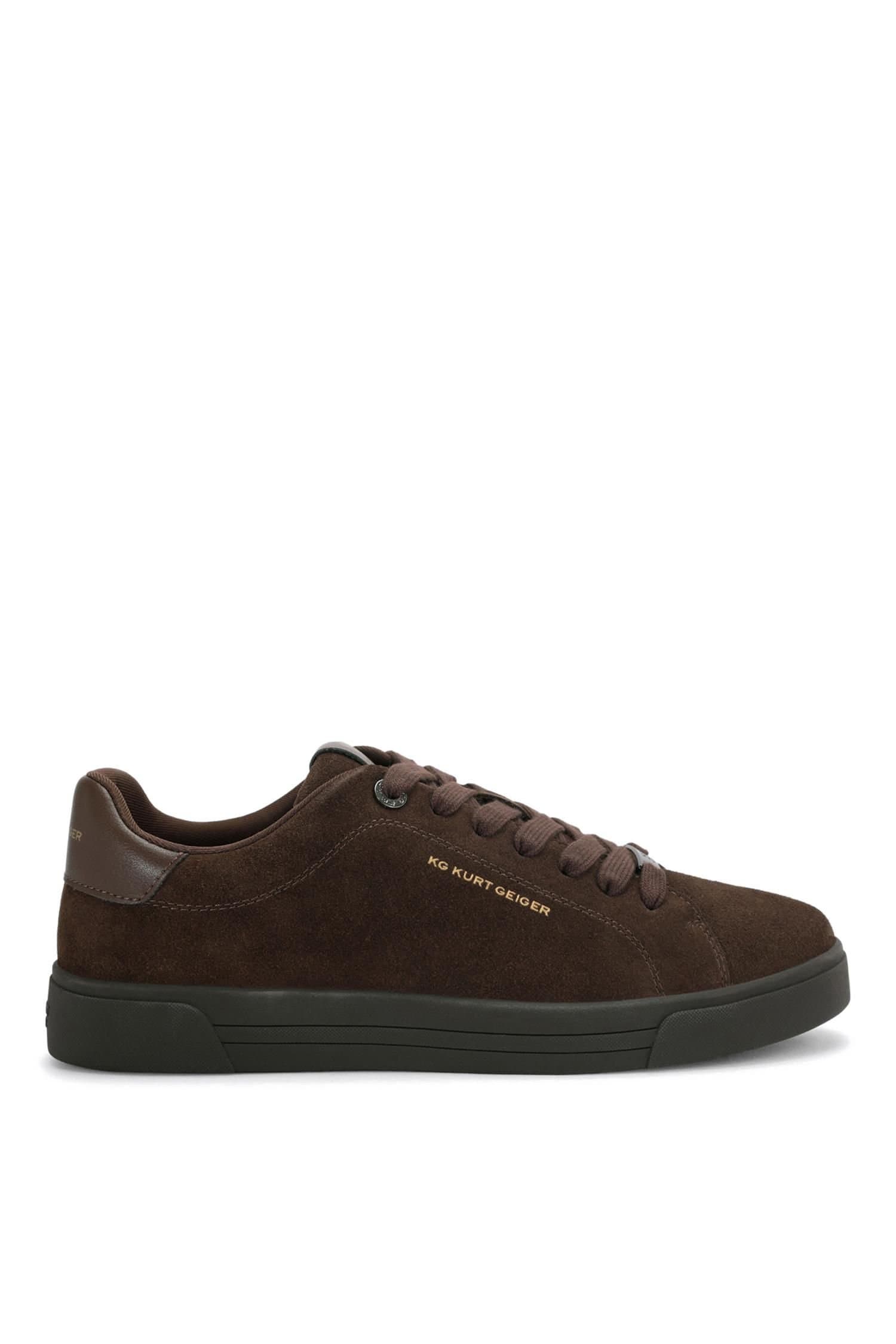 KG Kurt Geiger KG Kurt Geiger Men's 'Noah Suede' Suede Trainers in Brown