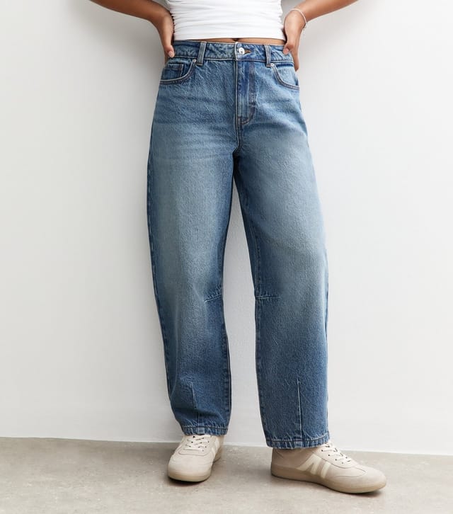 New Look Girls' Blue Balloon Jeans New Look - 2