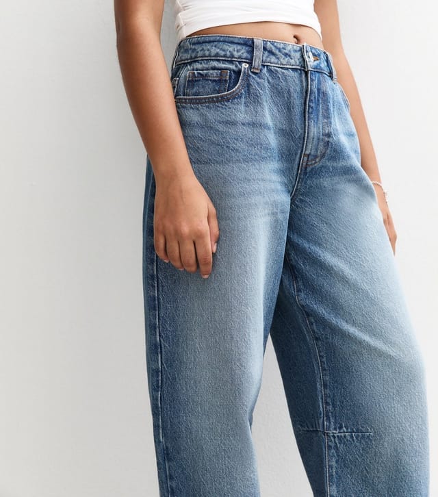 New Look Girls' Blue Balloon Jeans New Look - 3