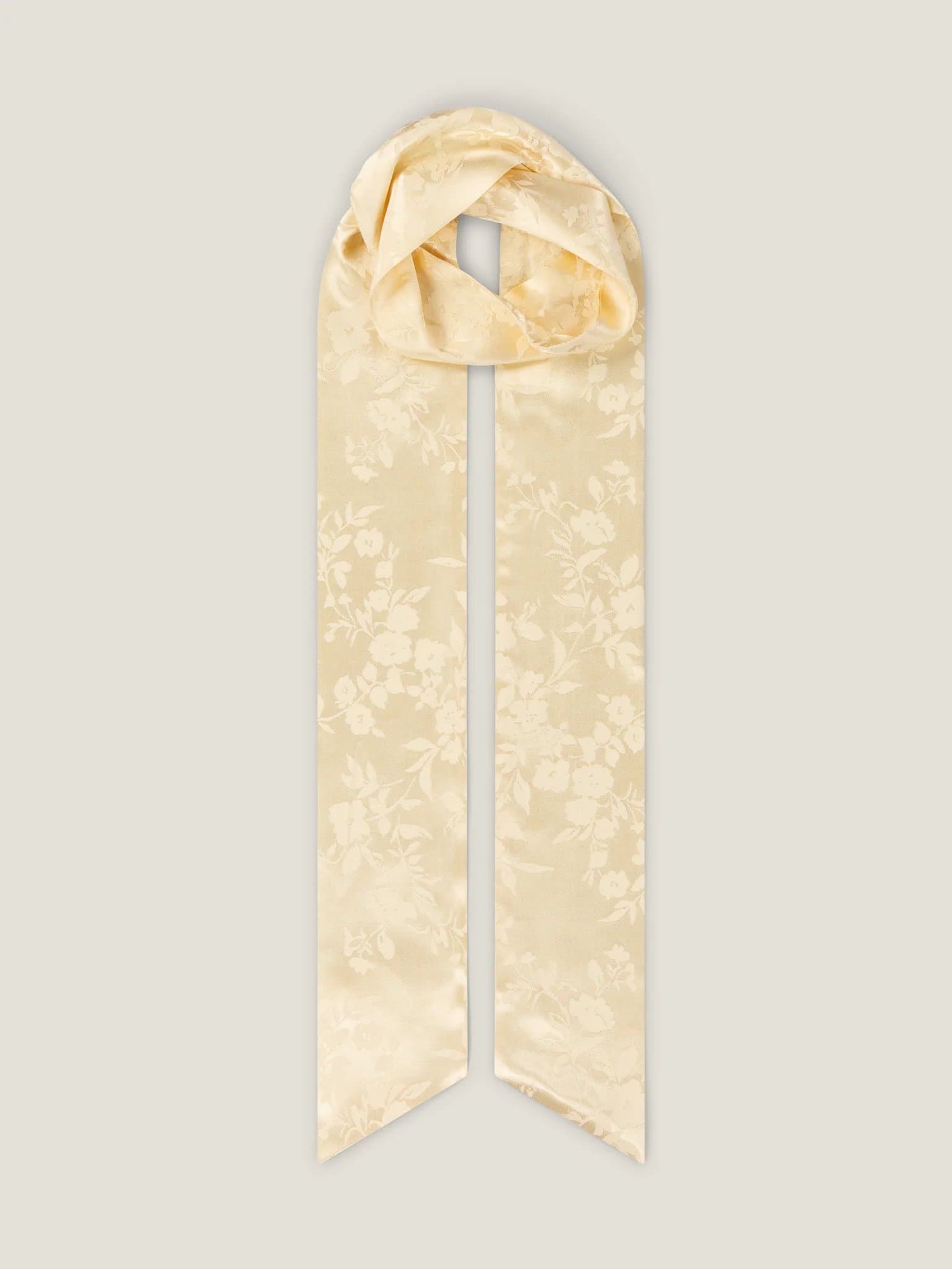 OMNES Scarlett Scarf in Double Cream