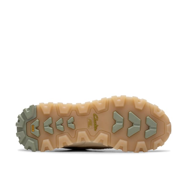 Clarks Clarks Women's ATL Trek Vibe Waterproof Light Grey Combination Trainers - 3