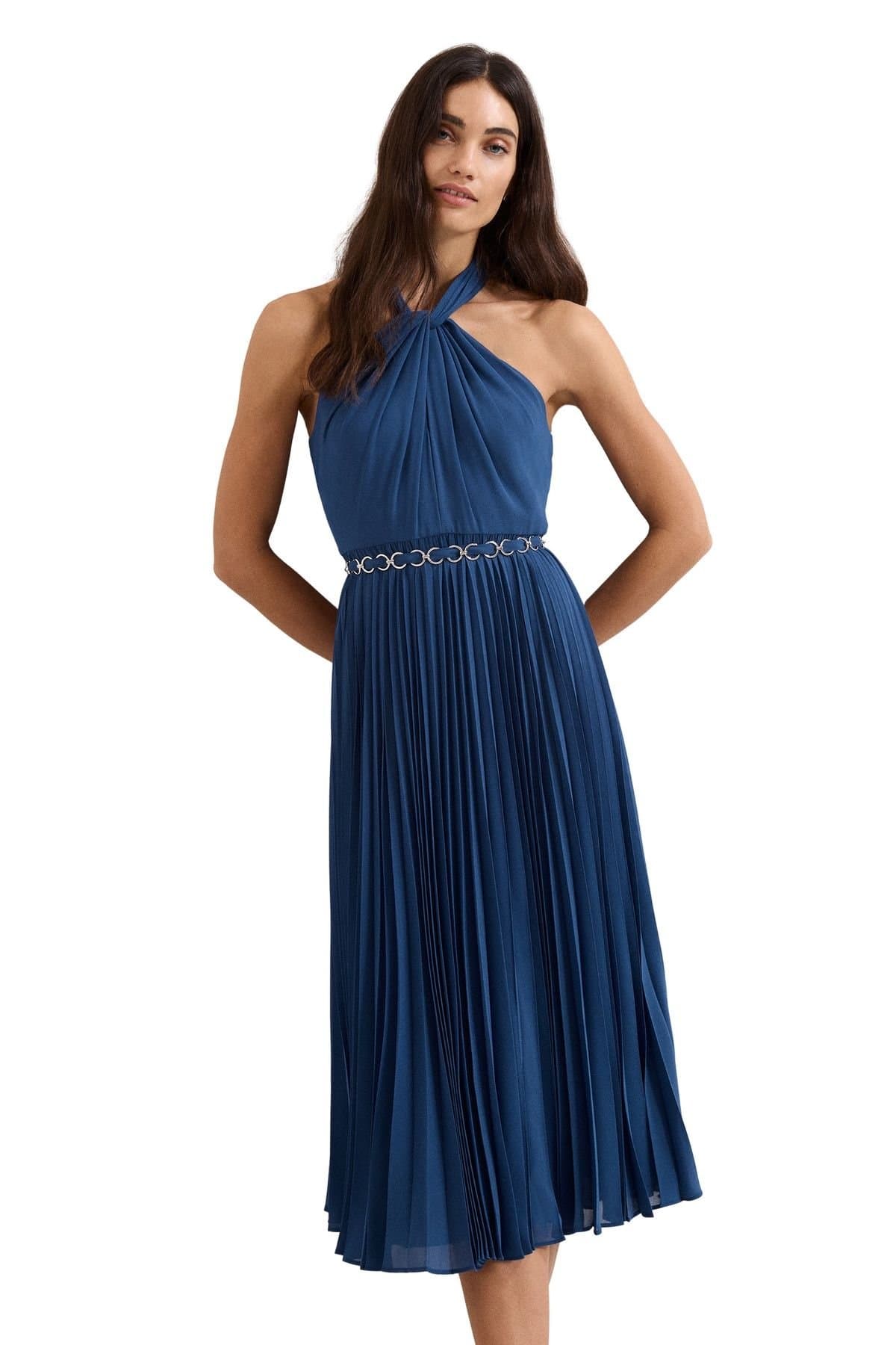 Phase Eight Phase Eight Women's Petite Sathia Dress in Indigo