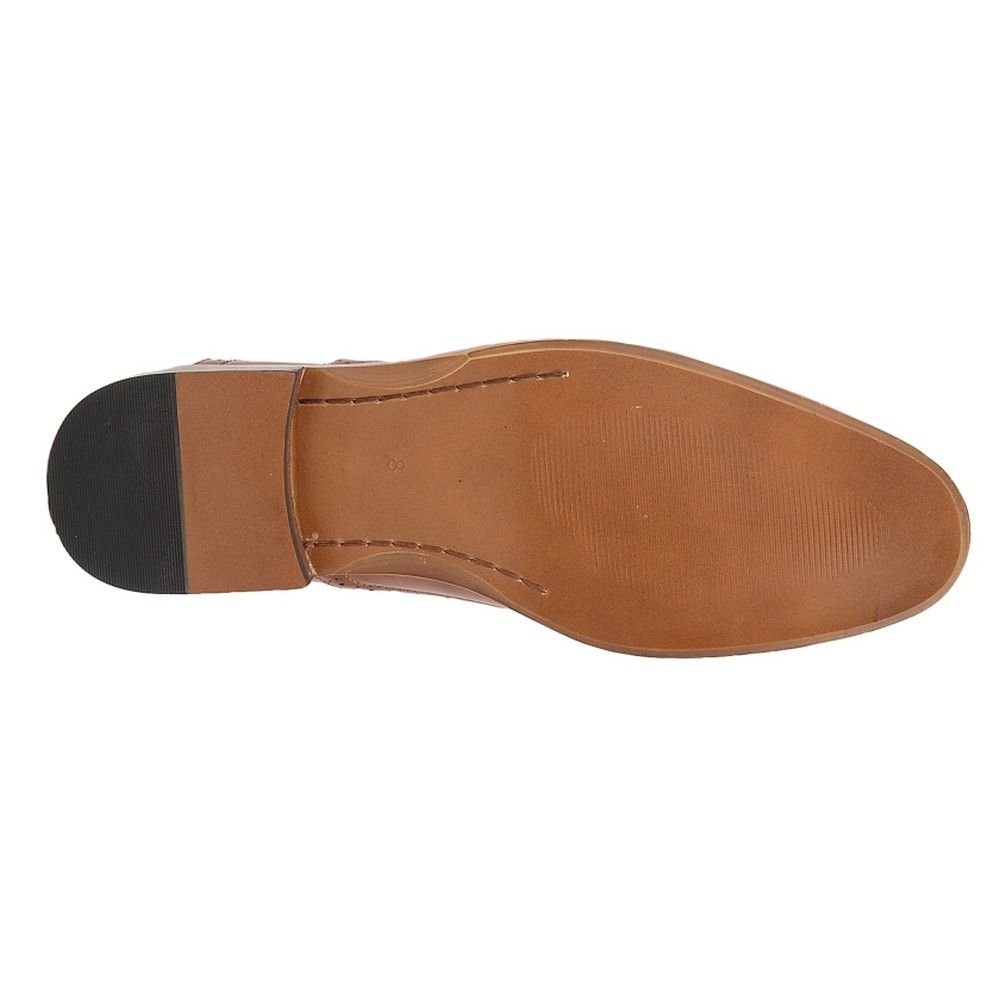 Goor Goor Men's 5 Eye Wing Capped Oxford Brogues in Brown - 3