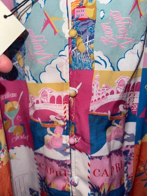 Never Fully Dressed Never Fully Dressed Postcard Cami Top Size 14 NEW - 1