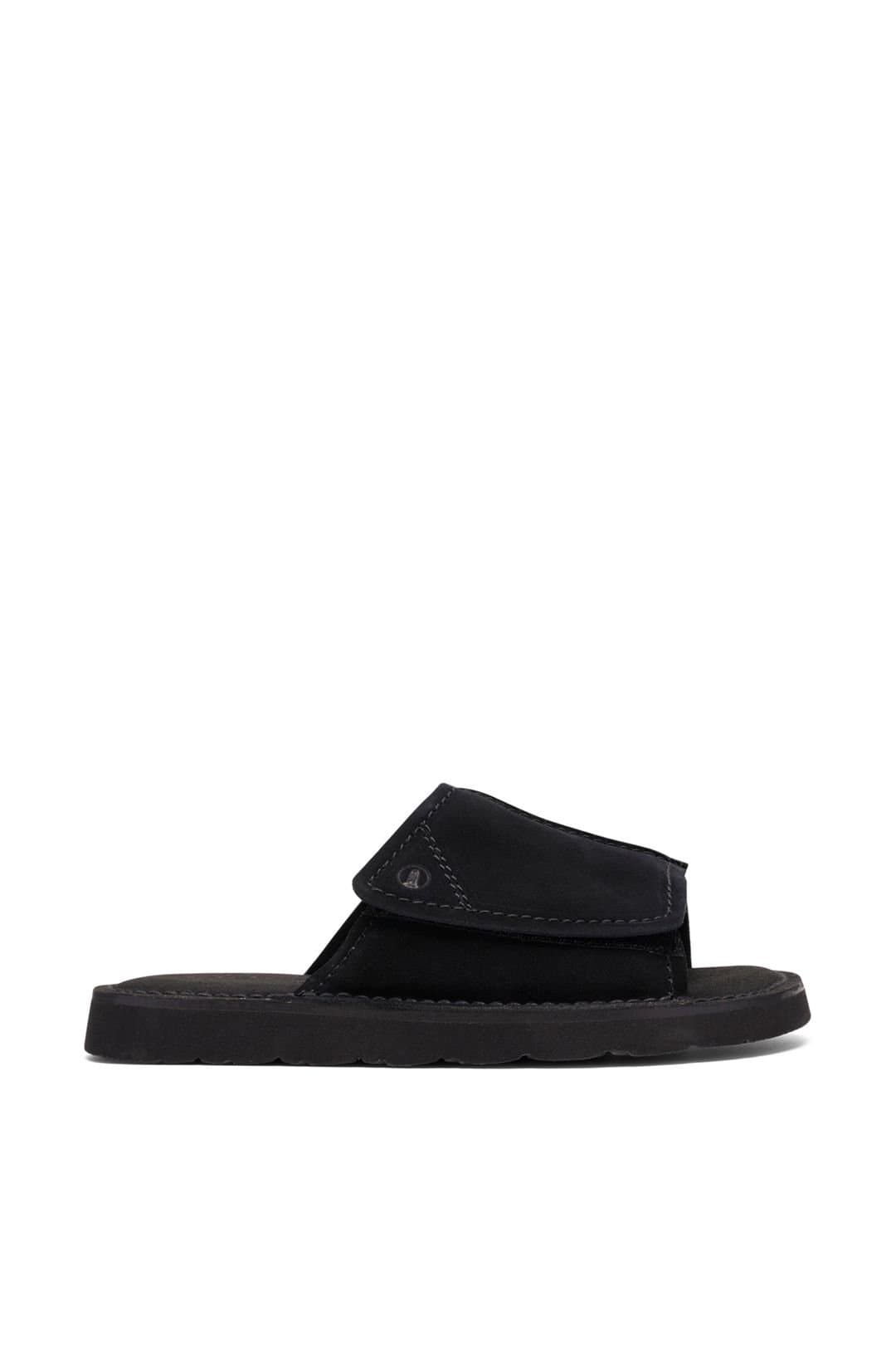 Clarks Clarks Men's Solsbury Slide Suede Mule Black