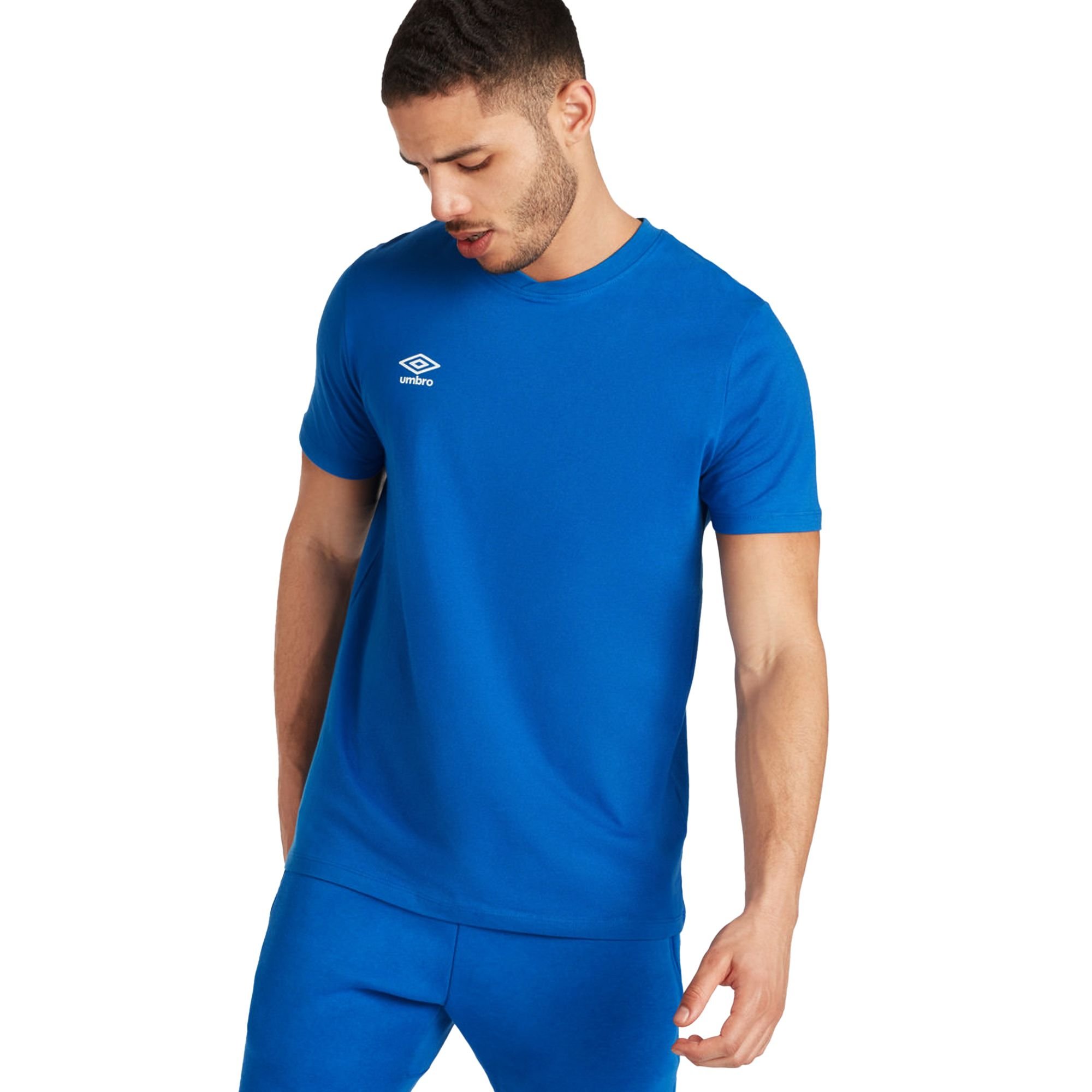Umbro Umbro Men's Club Leisure T-Shirt in Mid Blue - 3