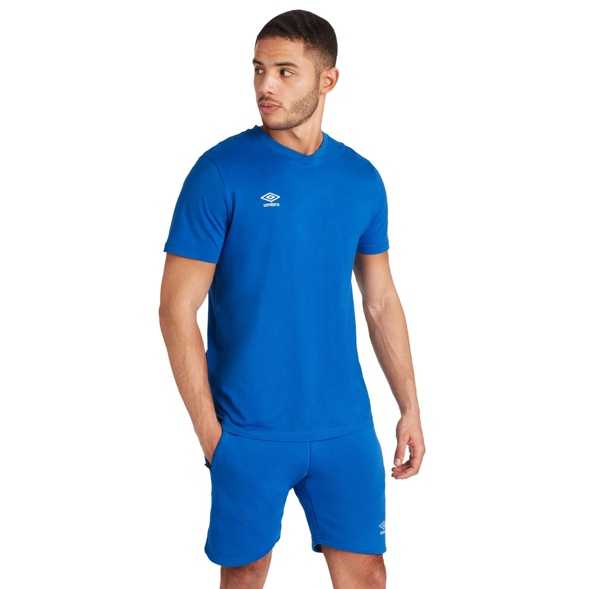 Umbro Umbro Men's Club Leisure T-Shirt in Mid Blue - 4