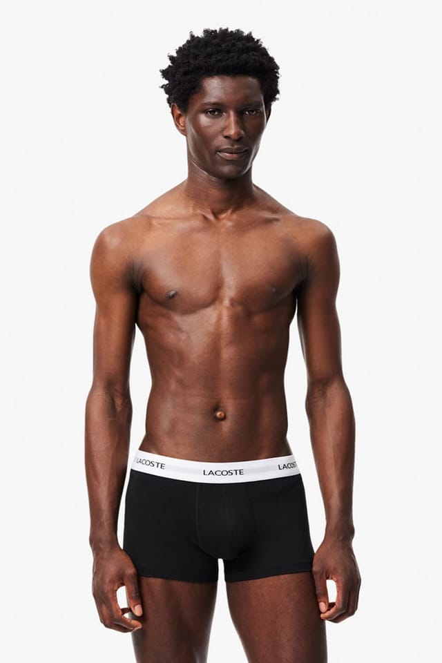 Lacoste Lacoste Men's Briefs 3 Pack Multi - Blue, Green, Black - 2