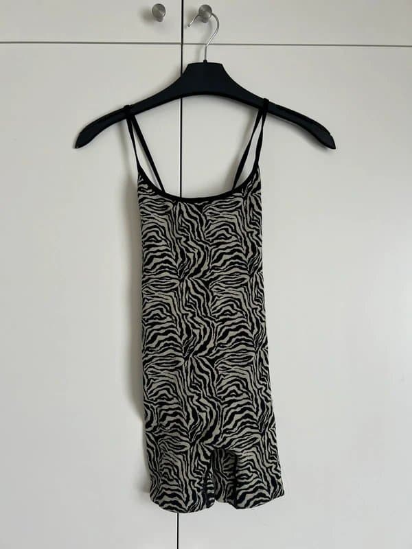 Urban Outfitters Urban Outfitters zebra print bodysuit/playsuit