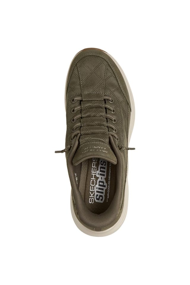 Skechers Skechers Women's Contour Foam - Cozy Fit Natural Ease Trainer in Olive - 3