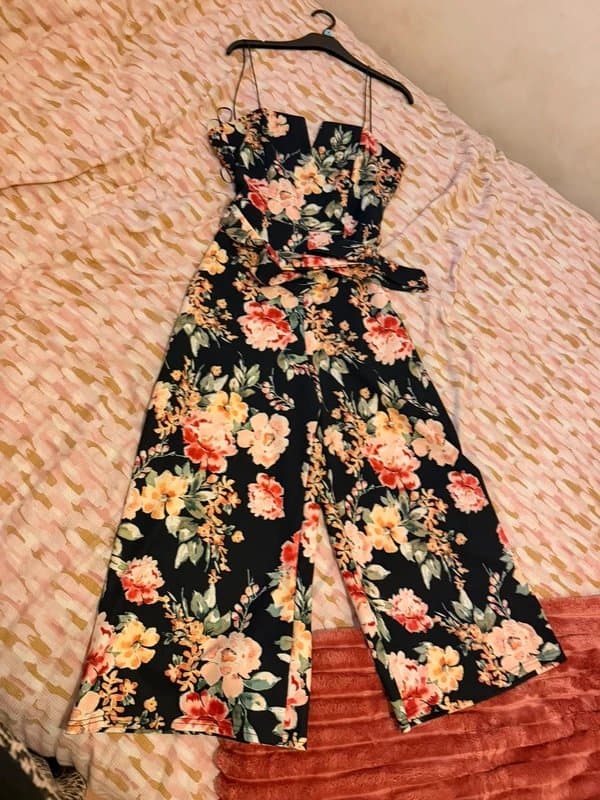 New Look Floral Playsuit