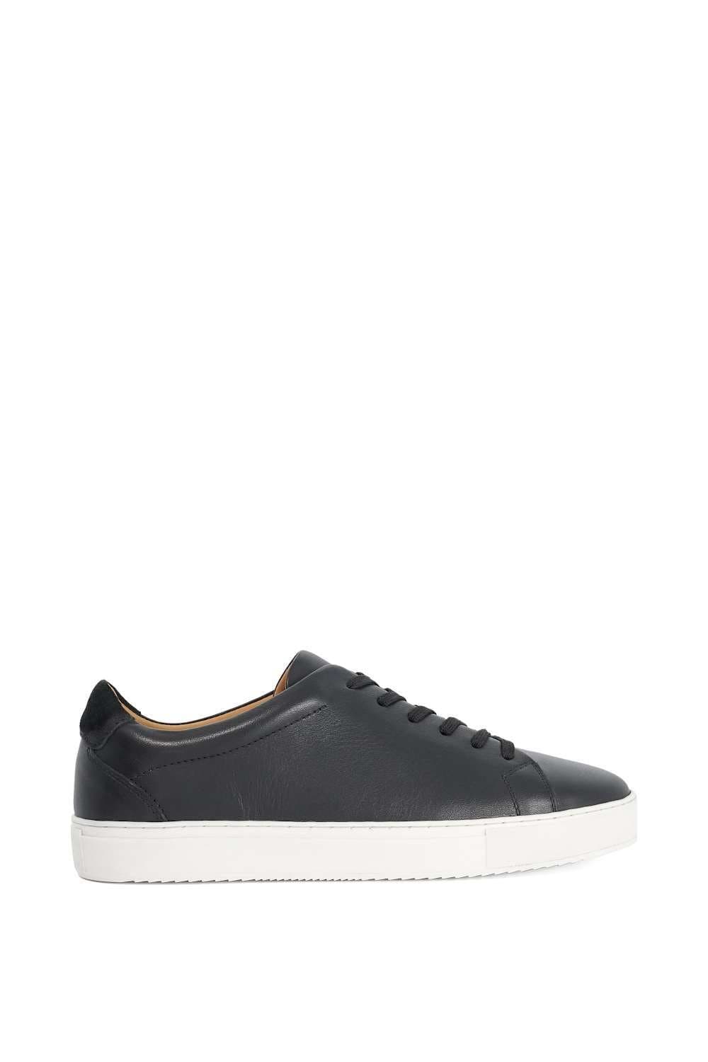 Dune London Dune London Men's 'Trevons' Black Leather Trainers