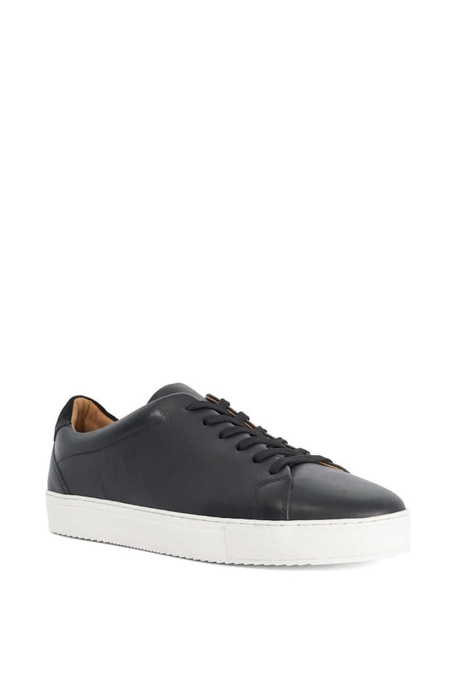 Dune London Dune London Men's 'Trevons' Leather Trainers in Black - 2