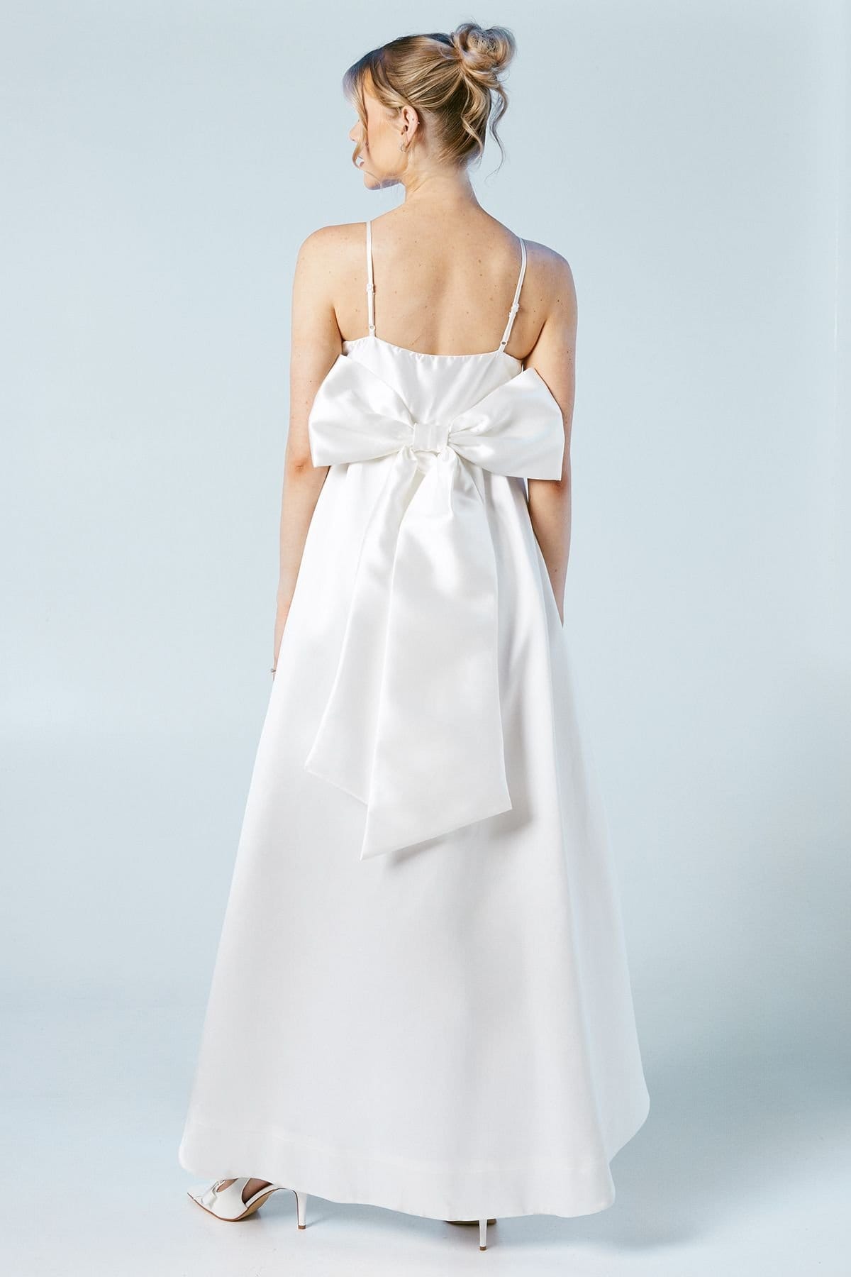 Coast Coast Women's Twill High Low Wedding Dress in Ivory - 3