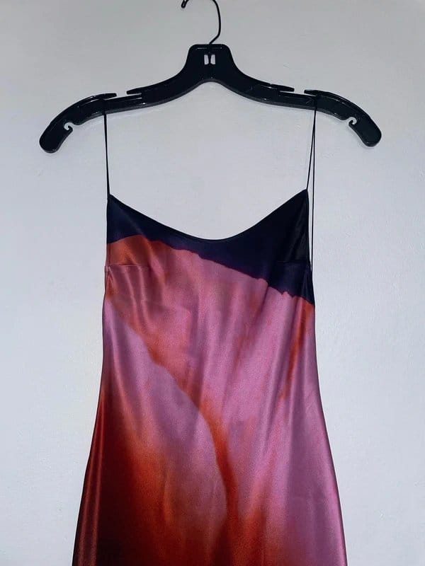 Rat & Boa Burgundy & Black Maxi Dress for Weddings