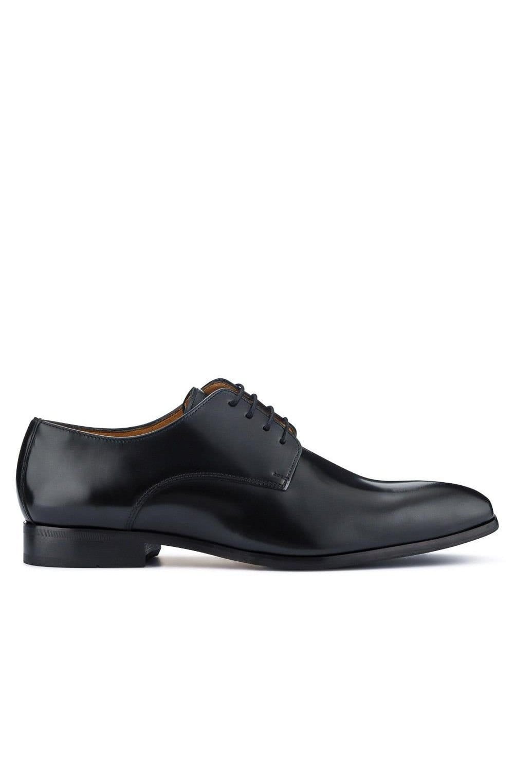 Jones Bootmaker Jones Bootmaker Men's Melvin Leather Oxford Shoes in Black - 4