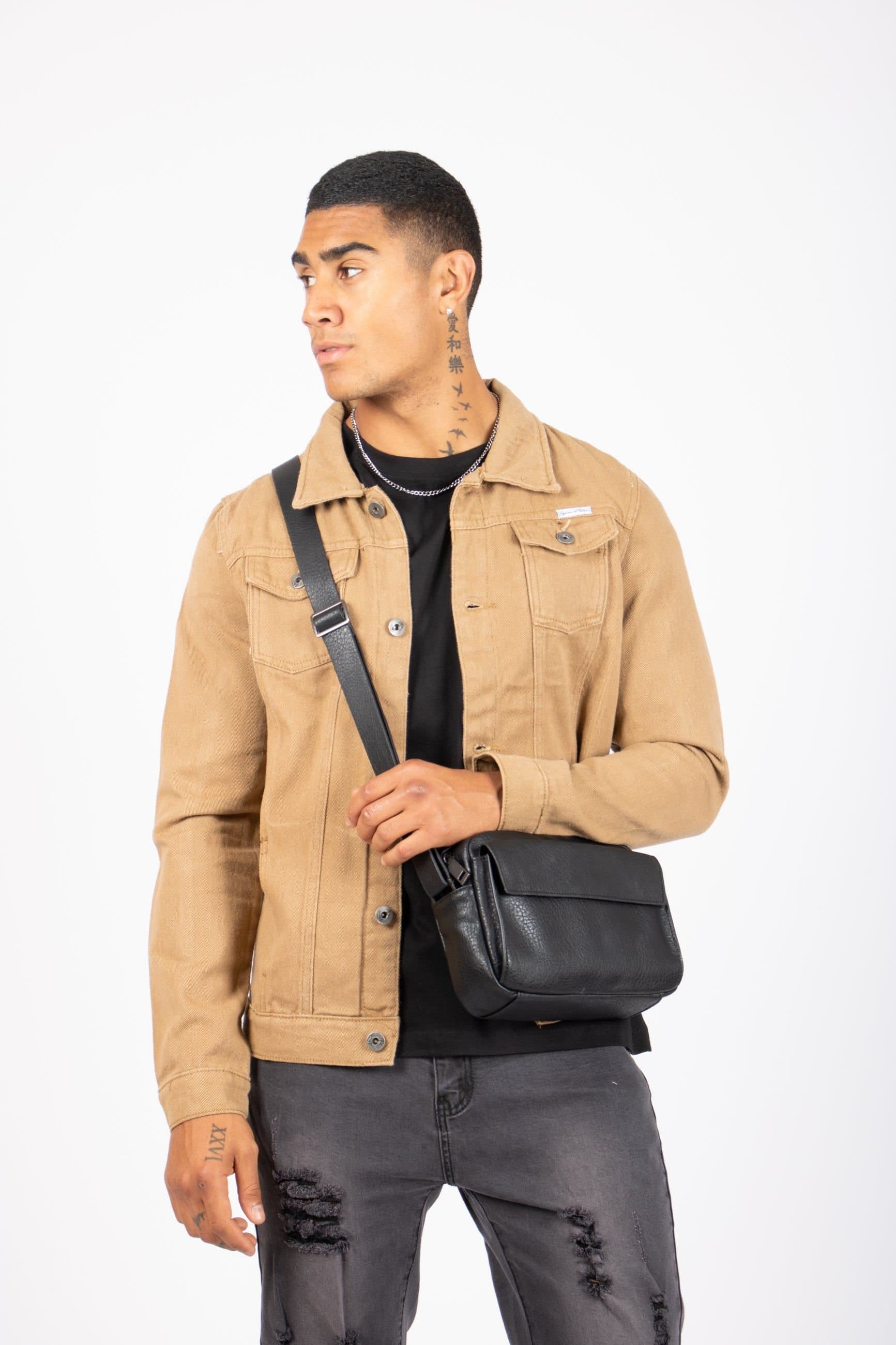 Liquor N Poker Liquor n Poker Men's Norton Denim Jacket In Tan