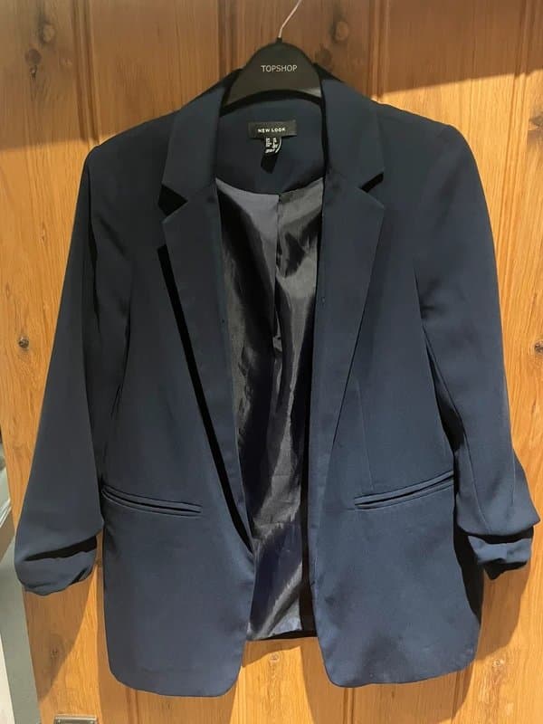 New Look Women’s navy blue blazer size 10