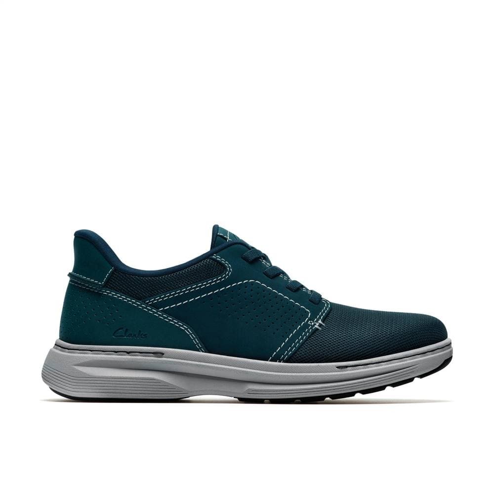 Clarks Clarks Men's Craftwell Low Navy Trainers, Lace Up in Blue