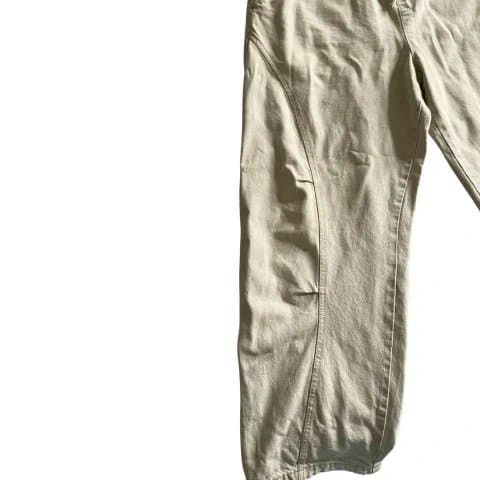 Bershka Wide Beige Pants