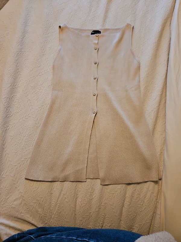 ASOS ASOS beige waistcoat