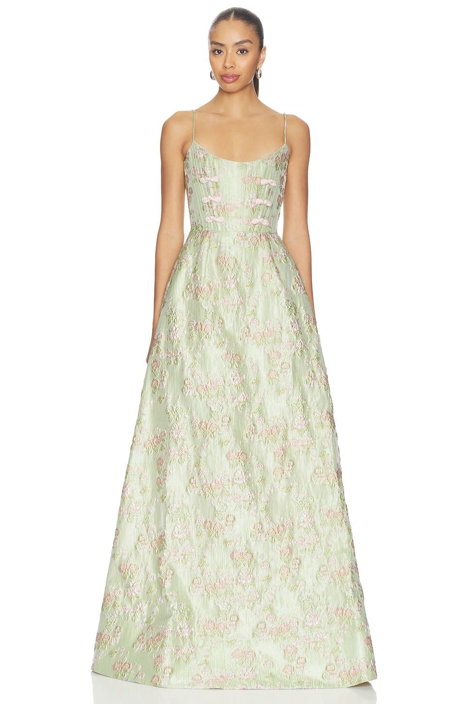 revolve Andrea Brocade Gown