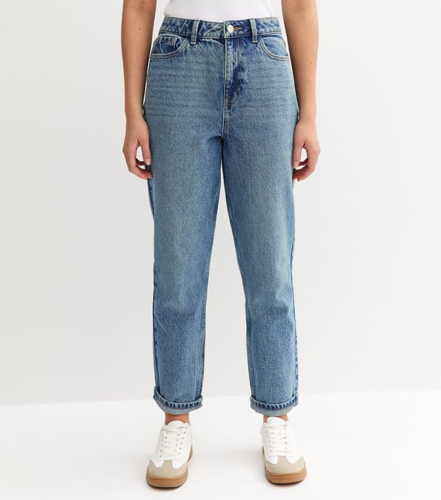 New Look Girls' Blue Mom Jeans New Look - 2