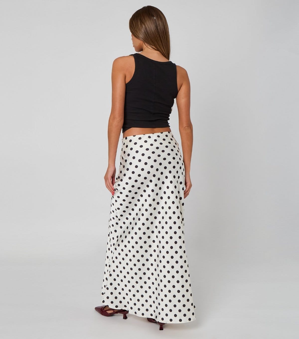 Urban Bliss Women's Cream Polka Dot Maxi Skirt Urban Bliss New Look - 4
