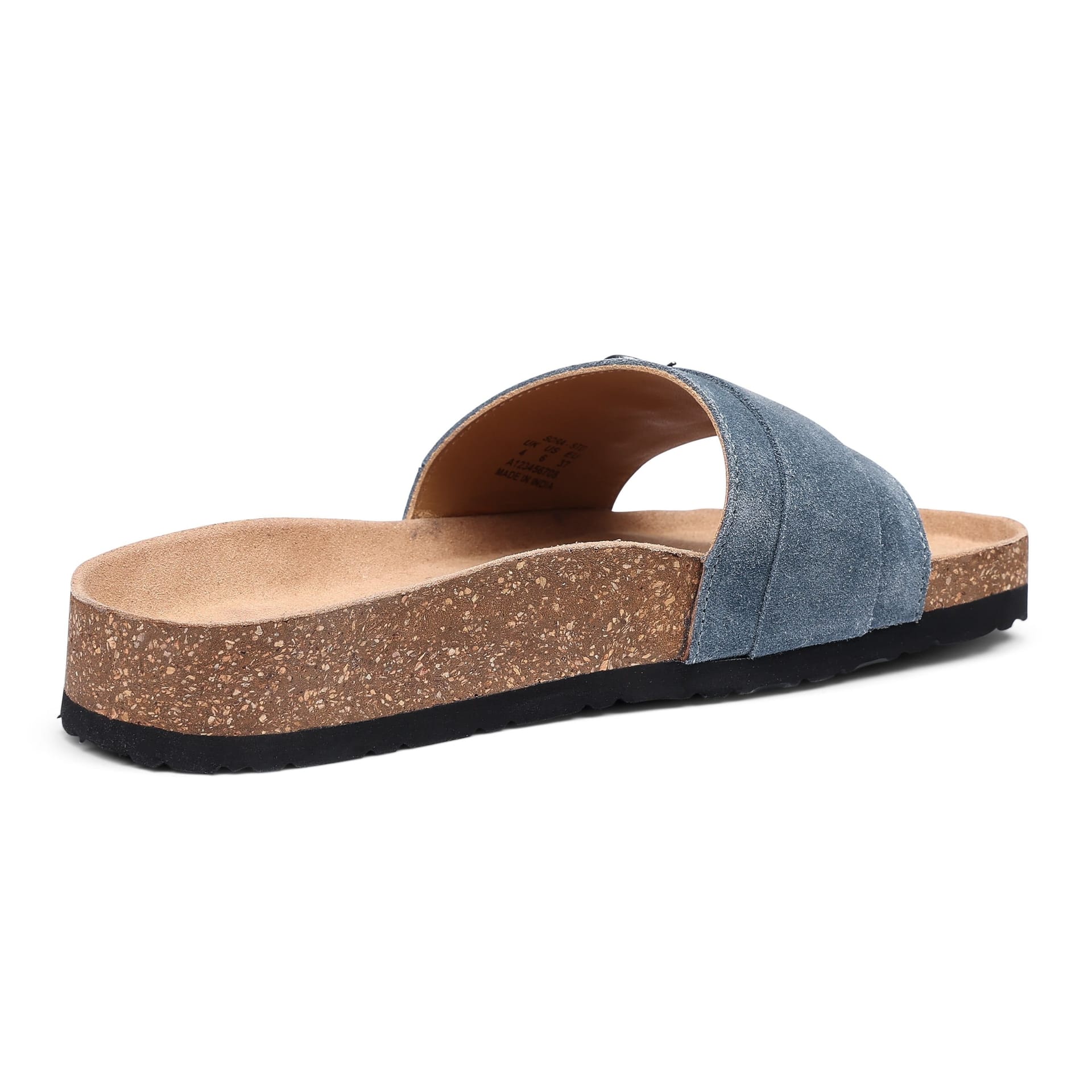 Hotter Hotter Women's 'Sora' Slip-On Mules in Mid Blue - 4