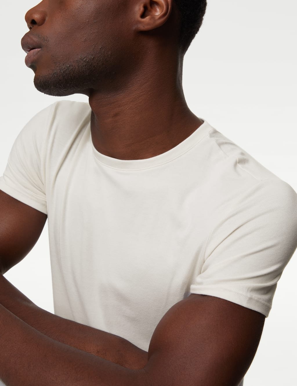 Marks & Spencer M&S 2 Pack Heatgen™ Light Thermal Short Sleeve Tops Ivory - 2