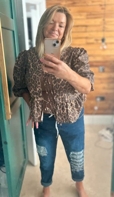 ASOS Leopard print Ganni shirt dupe !! I adore it #leopardprint #gannidupe #