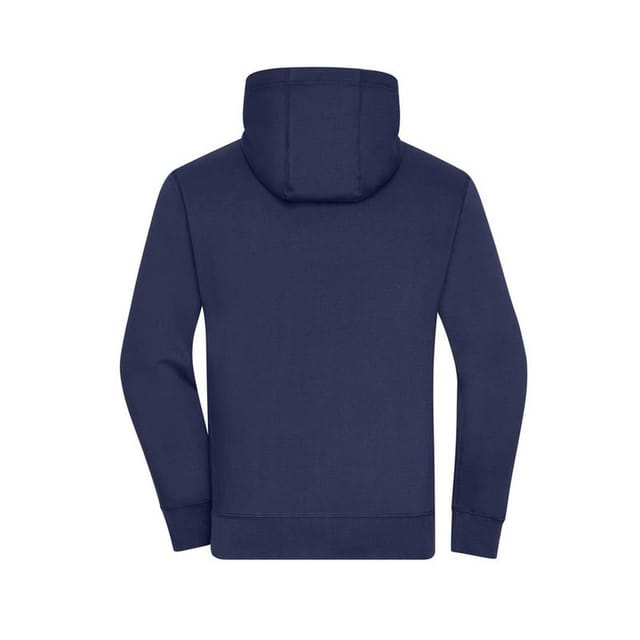 James and Nicholson James and Nicholson Men's Lifestyle Full Zip Hoodie in Navy - 2