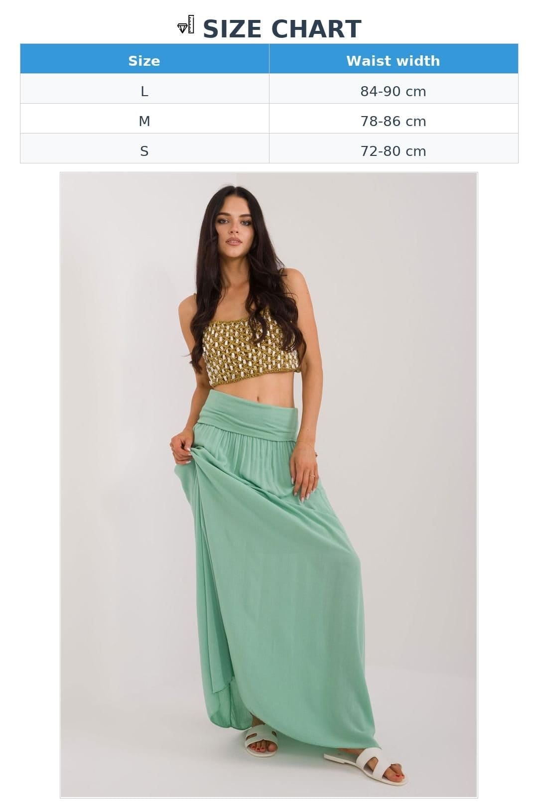 Love Lace Love Lace Women's Viscose Maxi Skirt Dress in Green - 4
